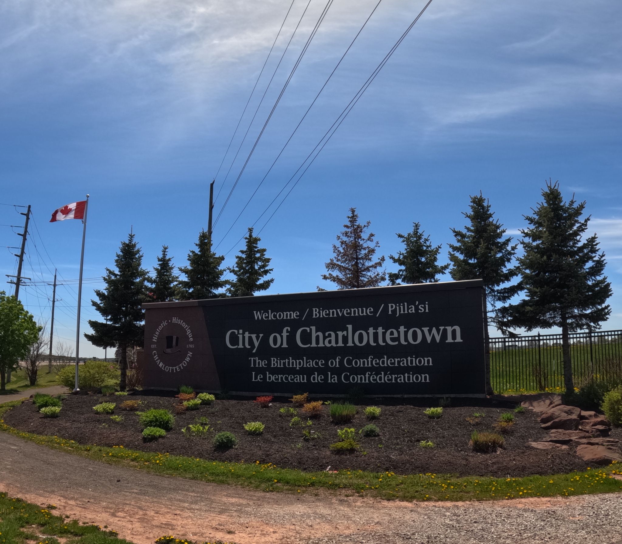 City of Charlottetown in winter